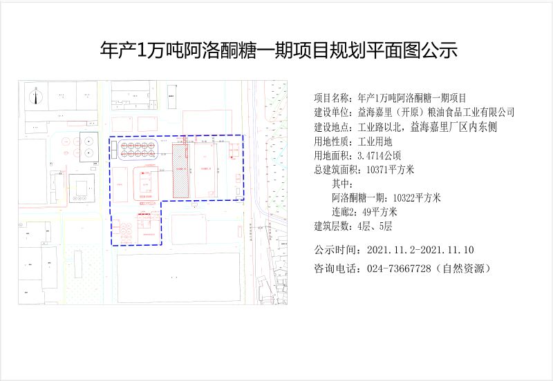 年产1万吨阿洛酮糖一期项目